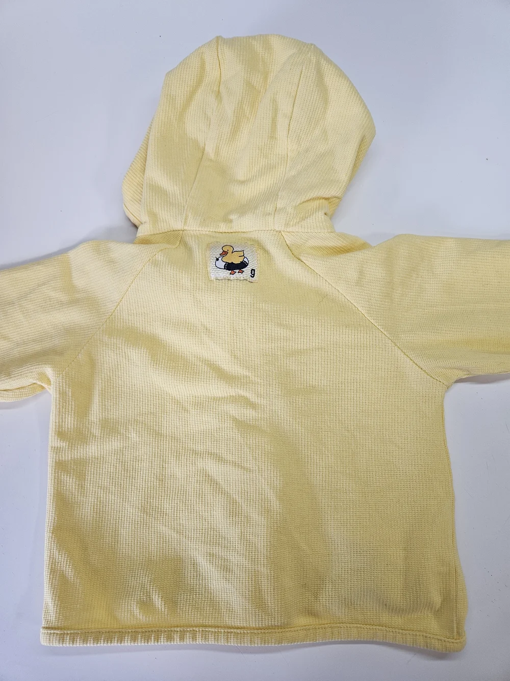 VINTAGE Gymboree On the Pond Unisex Tubing Duck Yellow Hoodie Jacket Top 6-12M